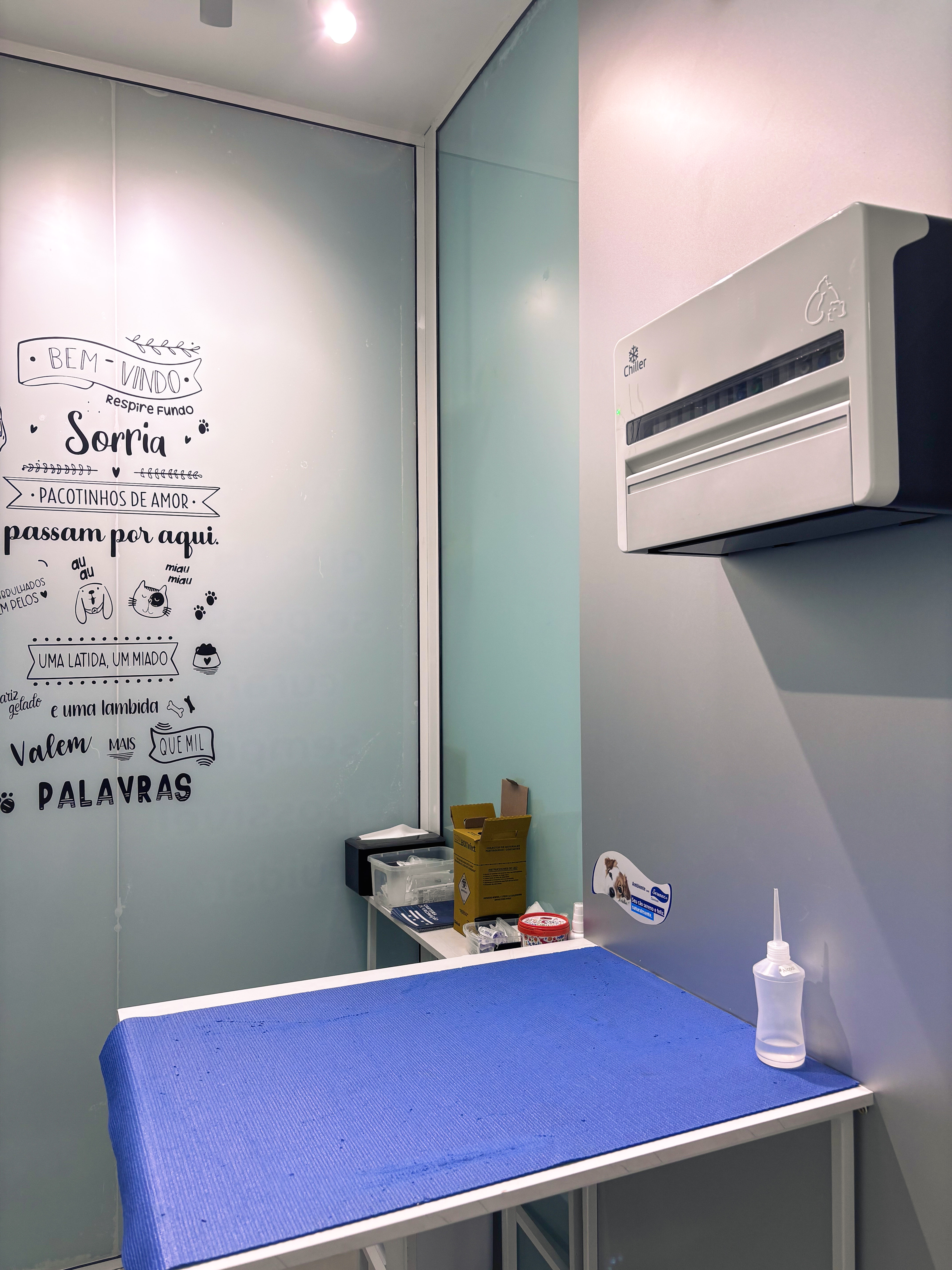 Sala de vacinação - Cuidar Pets